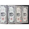 Image 1 : United States Note $2, Various Dates & Conditions, Red Seal, Lot of 4
