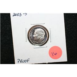 2005-S Roosevelt Dime, Silver Proof