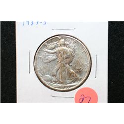 1937-S Walking Liberty Half Dollar