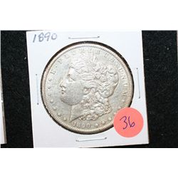 1890 Silver Morgan $1