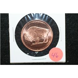 2011 Copper Ingot, .999 Fine 1/4 Oz.