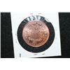 Image 2 : 2011 Copper Ingot, .999 Fine 1/4 Oz.