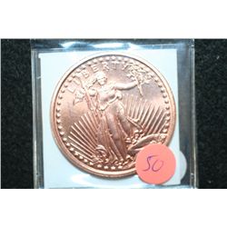 2011 Liberty Copper Round, .999 Fine 1 Oz.