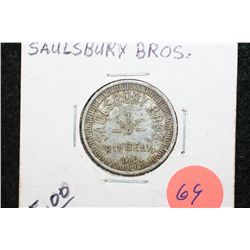 Saulsbury Bros. Ridgely MD Trade Token