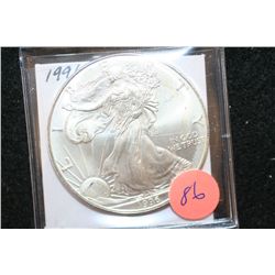 1996 Silver Eagle $1