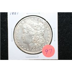 1881 Silver Morgan $1