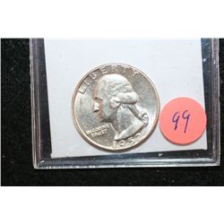 1952 Washington Quarter, BU