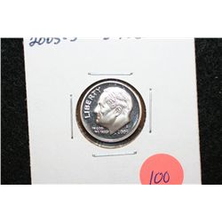 2005-S Roosevelt Dime, Silver Proof