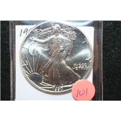 1990 Silver Eagle $1