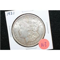 1921 Silver Morgan $1