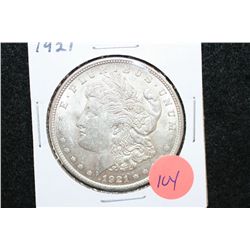 1921 Silver Morgan $1