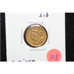 1904 Liberty $2 1/2 Gold Coin, Repaired