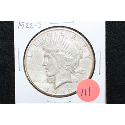 1922-S Peace $1