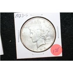 1923-S Peace $1