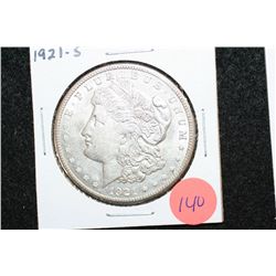 1921-S Silver Morgan $1