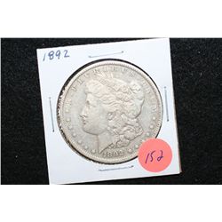 1892 Silver Morgan $1