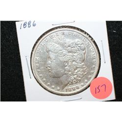 1886 Silver Morgan $1