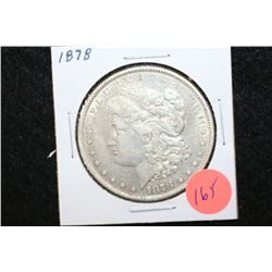 1878 Silver Morgan $1