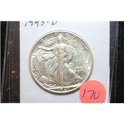 1943-D Walking Liberty Half Dollar