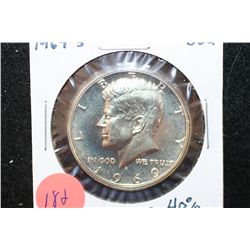 1969-S Kennedy Half Dollar, 40% Silver