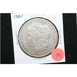 1884 Silver Morgan $1