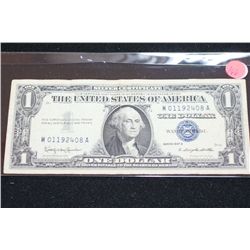 1957-B US Silver Certificate $1, Blue Seal