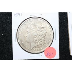 1891 Silver Morgan $1
