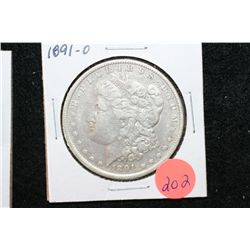 1891-O Silver Morgan $1