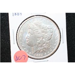 1884 Silver Morgan $1