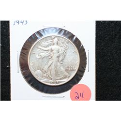 1943 Walking Liberty Half Dollar