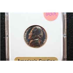 1961 Jefferson Nickel, SGS Graded PR70