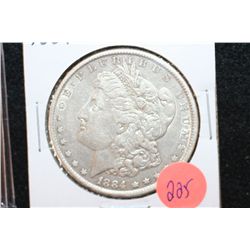 1884 Silver Morgan $1
