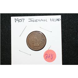 1907 Indian Head Penny