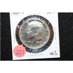1969-S Kennedy Half Dollar, 40% Silver