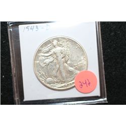 1943-D Walking Liberty Half Dollar