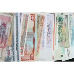 Foreign Bank Note, Various Dates, Conditions & Denominations, Lot of 25