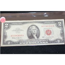 1963 United States Note $2, Red Seal