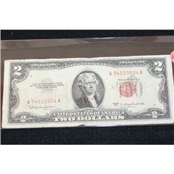 1953-C United States Note $2, Red Seal