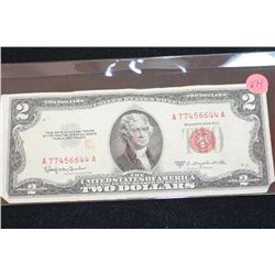 1953-C United States Note $2, Red Seal