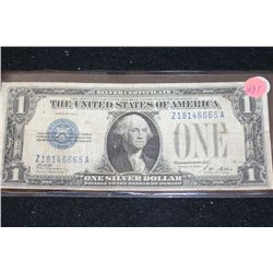 1928-A US Silver Certificate $1, Blue Seal