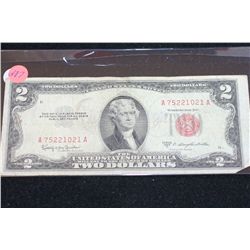 1953-C United States Note $2, Red Seal
