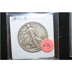 1941-D Walking Liberty Half Dollar