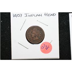 1907 Indian Head Penny