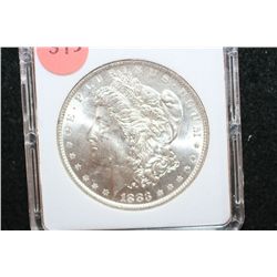 1883-O Silver Morgan $1, MCPCG Graded MS63