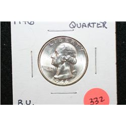 1946 Washington Quarter, BU, MS63