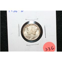 1936-D Mercury Dime