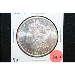 1881-S Silver Morgan $1, BU