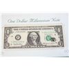 Image 1 : 1999 US Federal Reserve Note $1, Atlanta GA Reserve, Millennium Note