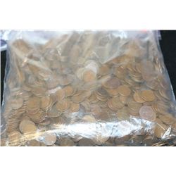Wheat Back Penny, Various Dates & Conditions, Lot of 2,500