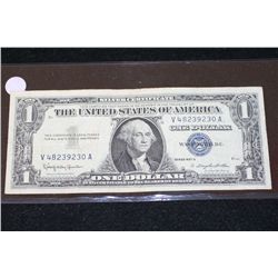 1957-B US Silver Certificate $1, Blue Seal